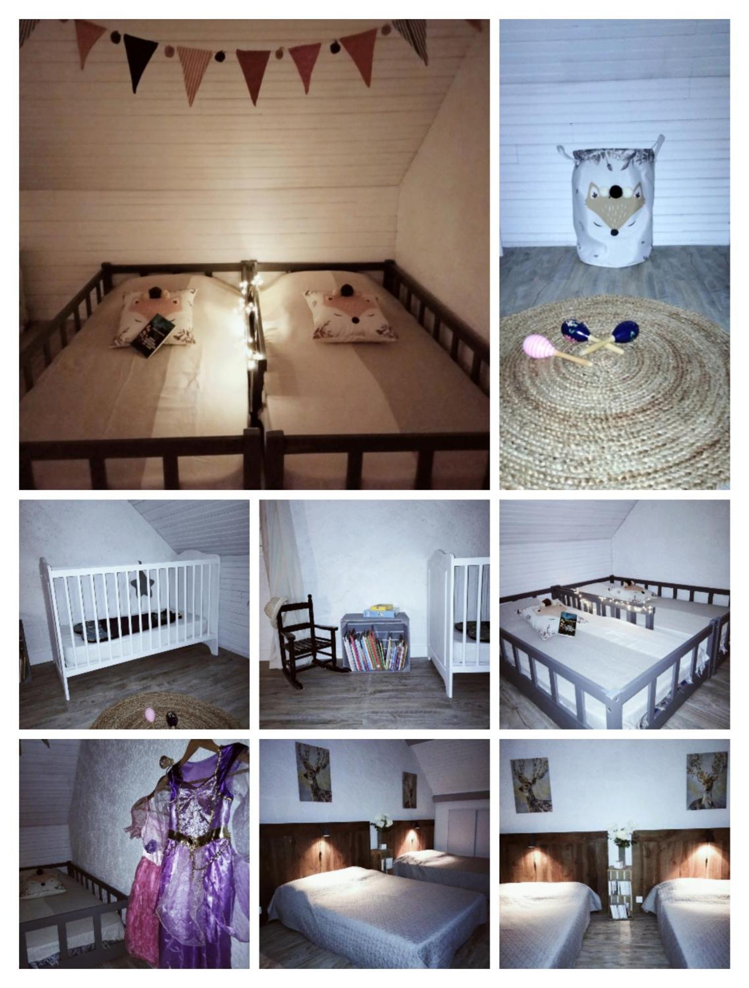 Chambre Familiale Anna "Mon Lit Au Pre" , Jusqu'A 4 Adultes Et 2 Enfants Avec Piscine Familles, Couples Ou Femmes Seulement Pontours Εξωτερικό φωτογραφία